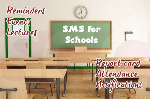 Bulk SMS for Schools in India