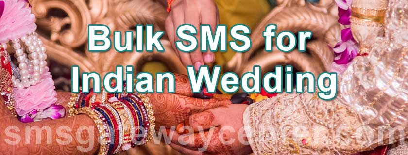 Bulk SMS for Wedding Invitation