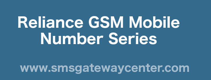 Reliance GSM Mobile Series