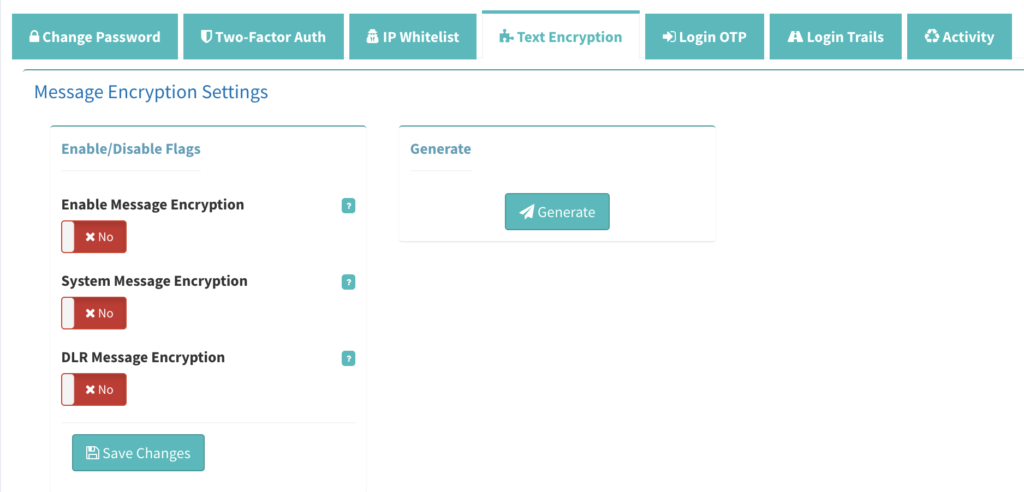 Text Encryption UI