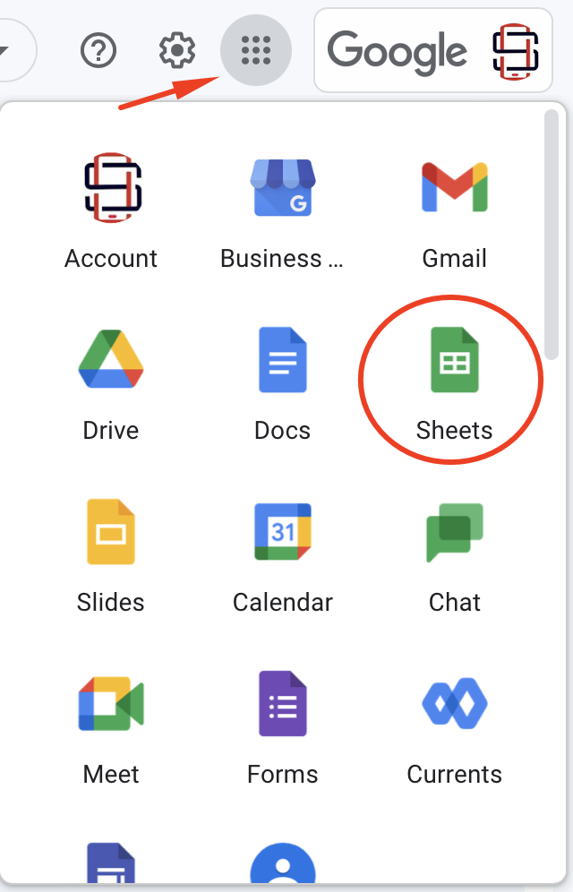 Go to Google Sheets