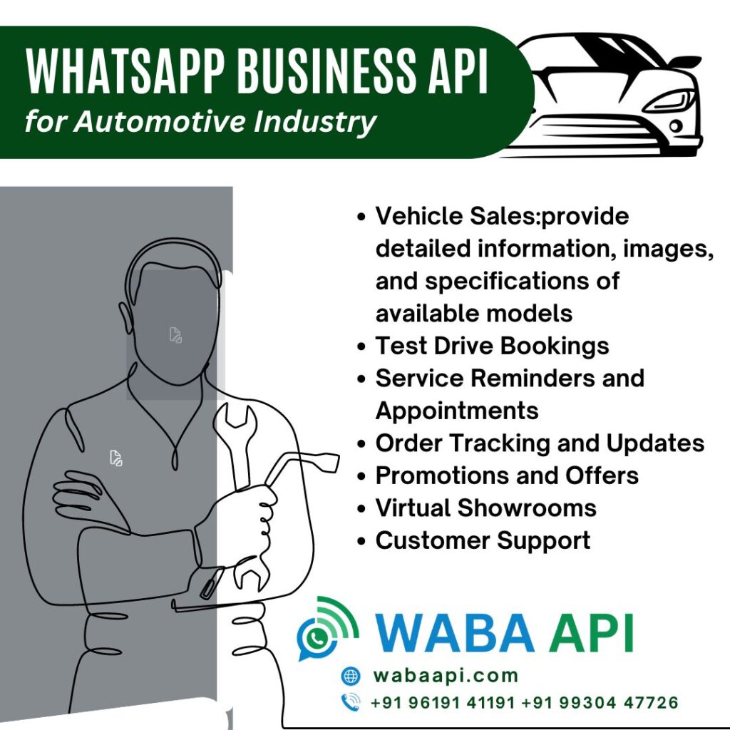 WhatsApp Business API for Automotive Industry