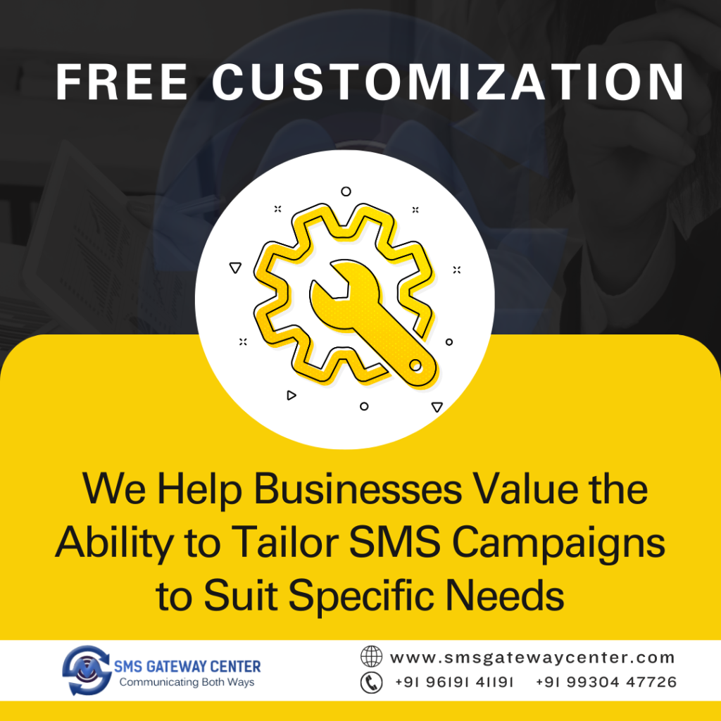 Free Bulk SMS API Customization