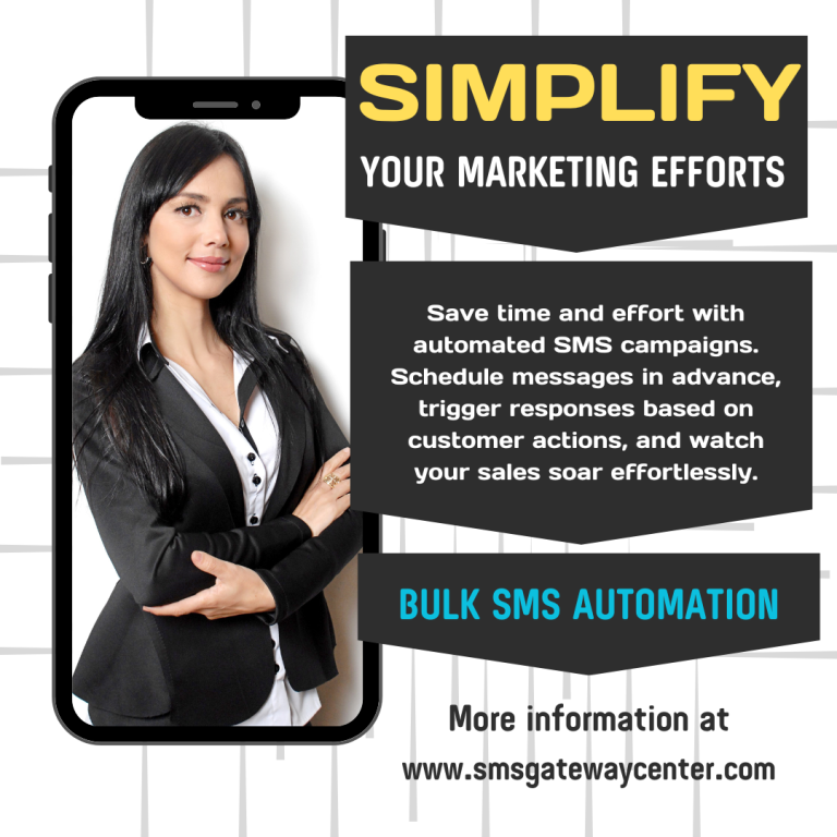 Bulk SMS Automation: Simplify Your Marketing Efforts and Boost Sales