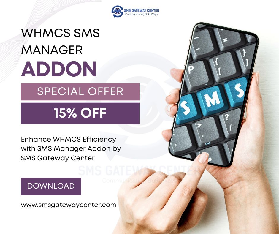 WHMCS SMS Manager Addon