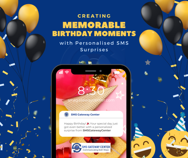 Creating Memorable Birthday Moments with Personalised SMS Surprises