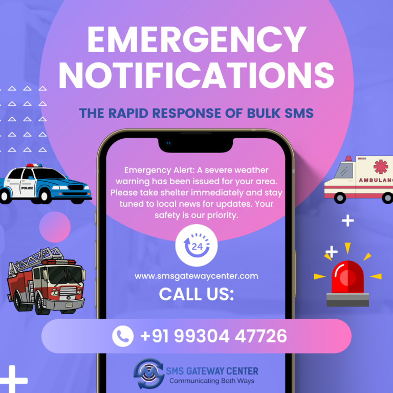 Emergency Notifications: The Rapid Response of Bulk SMS