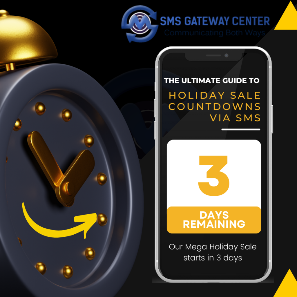 SMS Holiday Sale Countdowns
