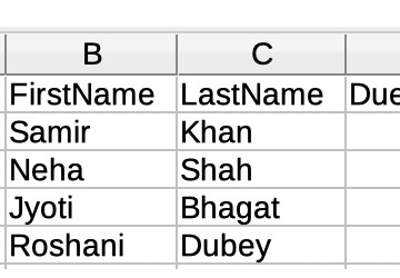 01. Prepare Spreadsheet